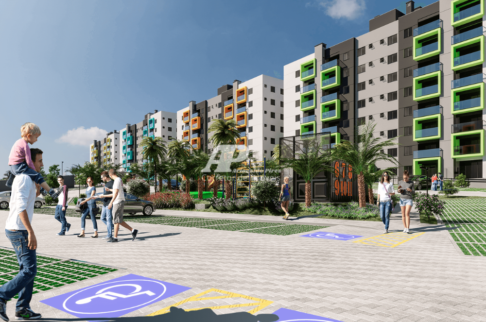 Imagem Apartamento com 3 Quartos à Venda ou Temporada, 66 m²em Contorno - Ponta Grossa