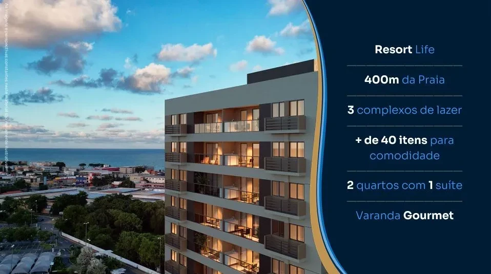 Imagem Apartamento com 2 Quartos à Venda, 47 m² em Guararapes - Jaboatão dos Guararapes