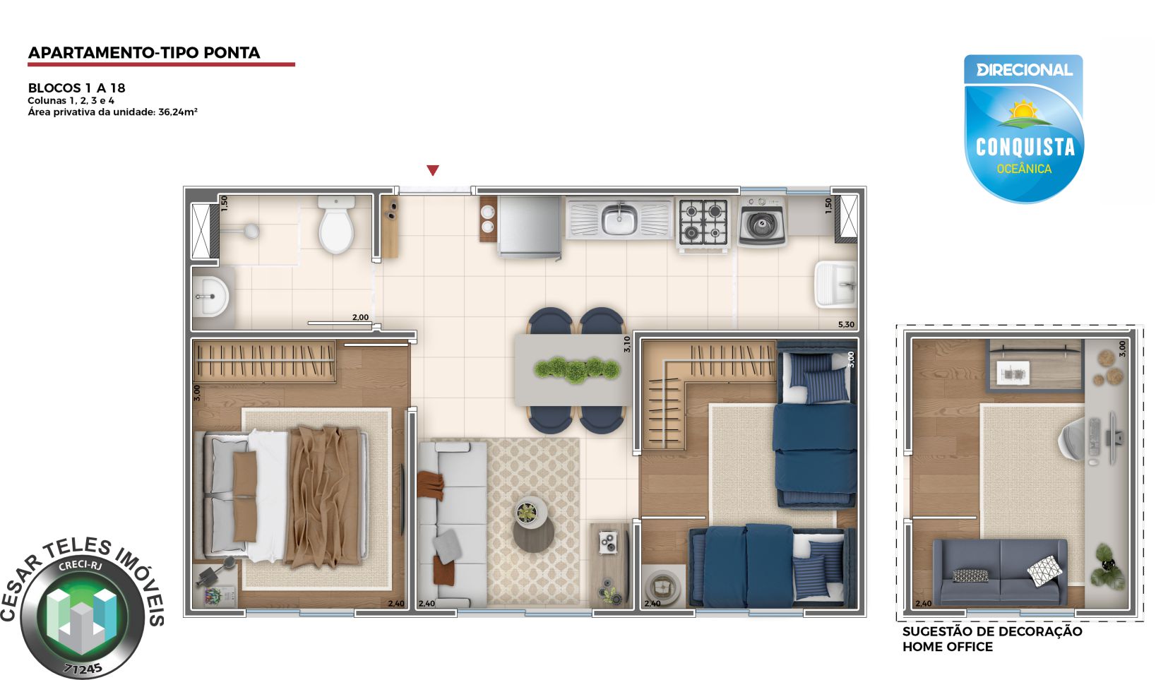 Imagem Apartamento com 2 Quartos à Venda, 36 m²em Várzea das Moças - São Gonçalo