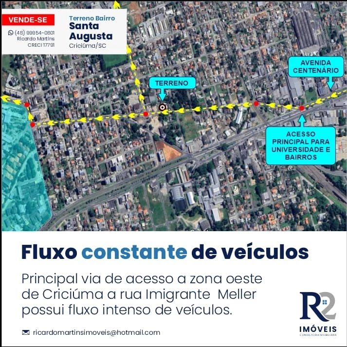 Imagem Terreno à Venda, 573 m² em Santa Augusta - Criciúma