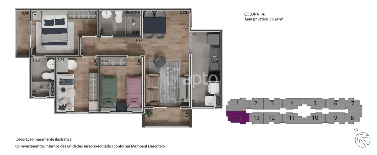 Imagem Apartamento com 2 Quartos à Venda, 46 m² em Engenho de Dentro - Rio de Janeiro