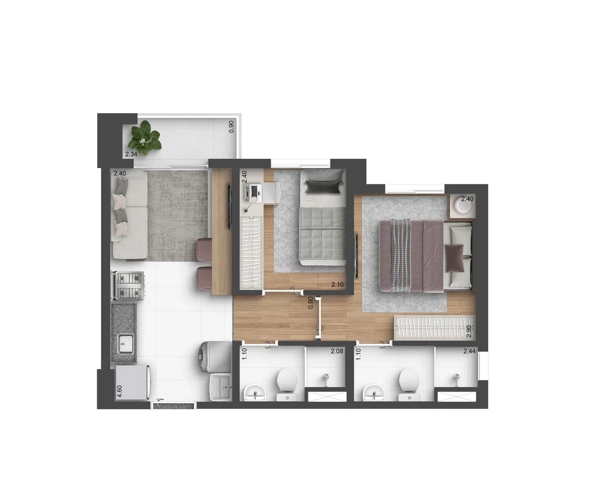 Imagem Apartamento à Venda, 38 m² em Butantã - São Paulo