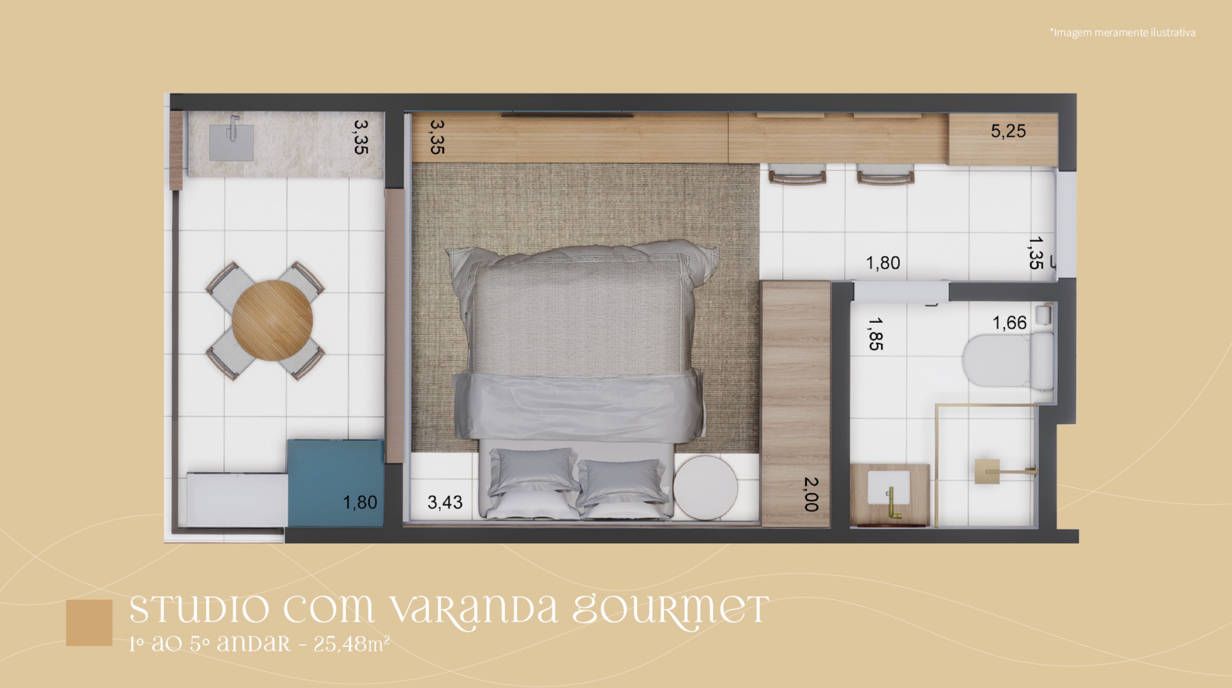 Foto do imóvel: Apartamento com 1 Quarto à Venda, 25 m² em Centro - Tamandaré