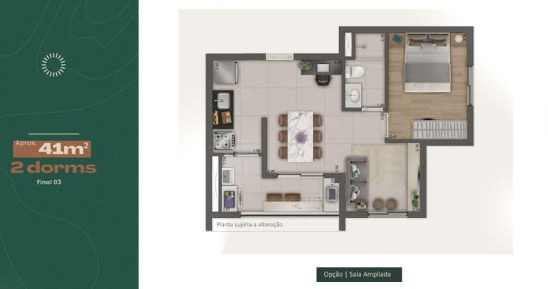 Imagem Apartamento com 2 Quartos à Venda, 49 m² em Água Branca - São Paulo