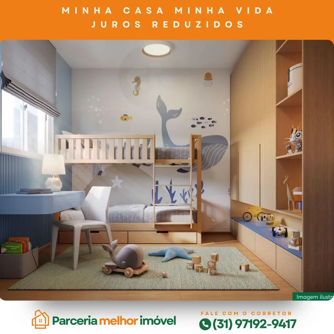 Foto do imóvel: Apartamento com 2 Quartos à Venda, 48 m² em Perobas - Contagem