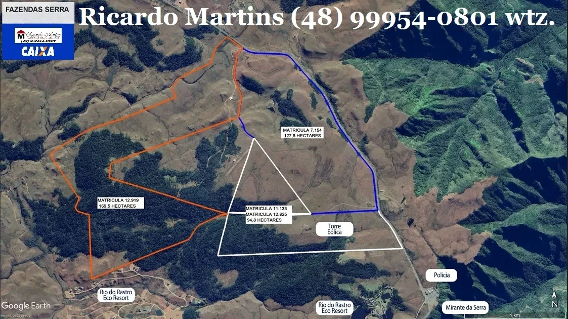 Fazenda à Venda, 127 HA em Bom Jardim da Serra - Bom Jardim da Serra