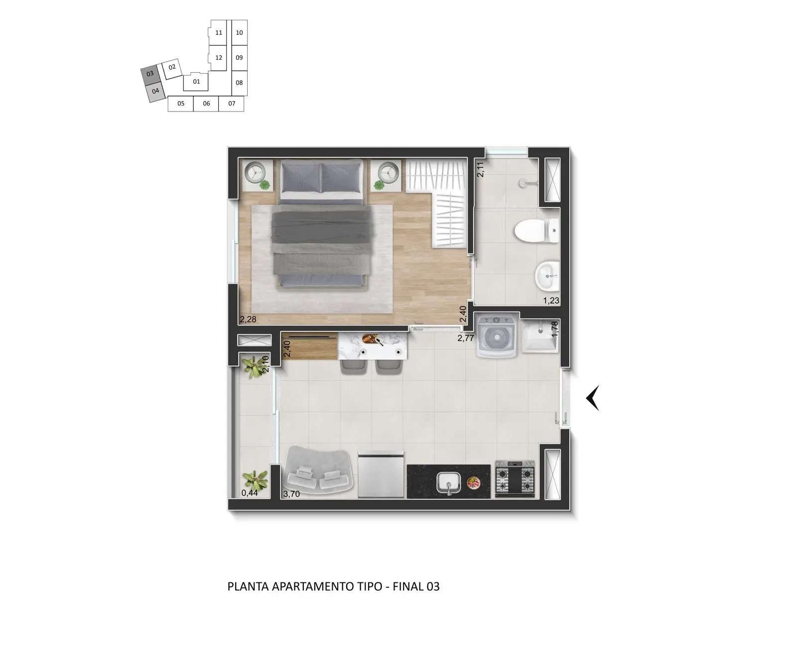 Imagem Apartamento com 1 Quarto à Venda, 25 m² em Parque da Vila Prudente - São Paulo