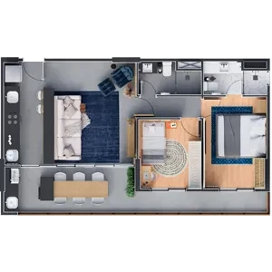 Imagem Apartamento com 2 Quartos à Venda, 75 m² em José Menino - Santos