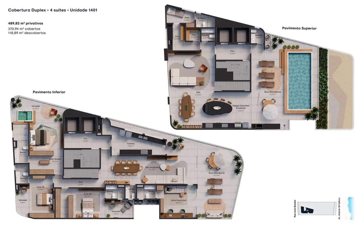 Imagem Apartamento com 4 Quartos à Venda, 223 m² em Praia da Costa - Vila Velha