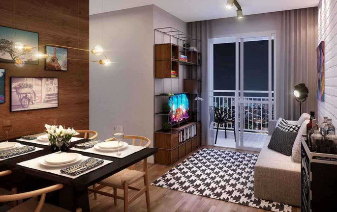 Imagem Apartamento com 2 Quartos à Venda, 47 m² em Jardim Monte Alegre - Taboão da Serra