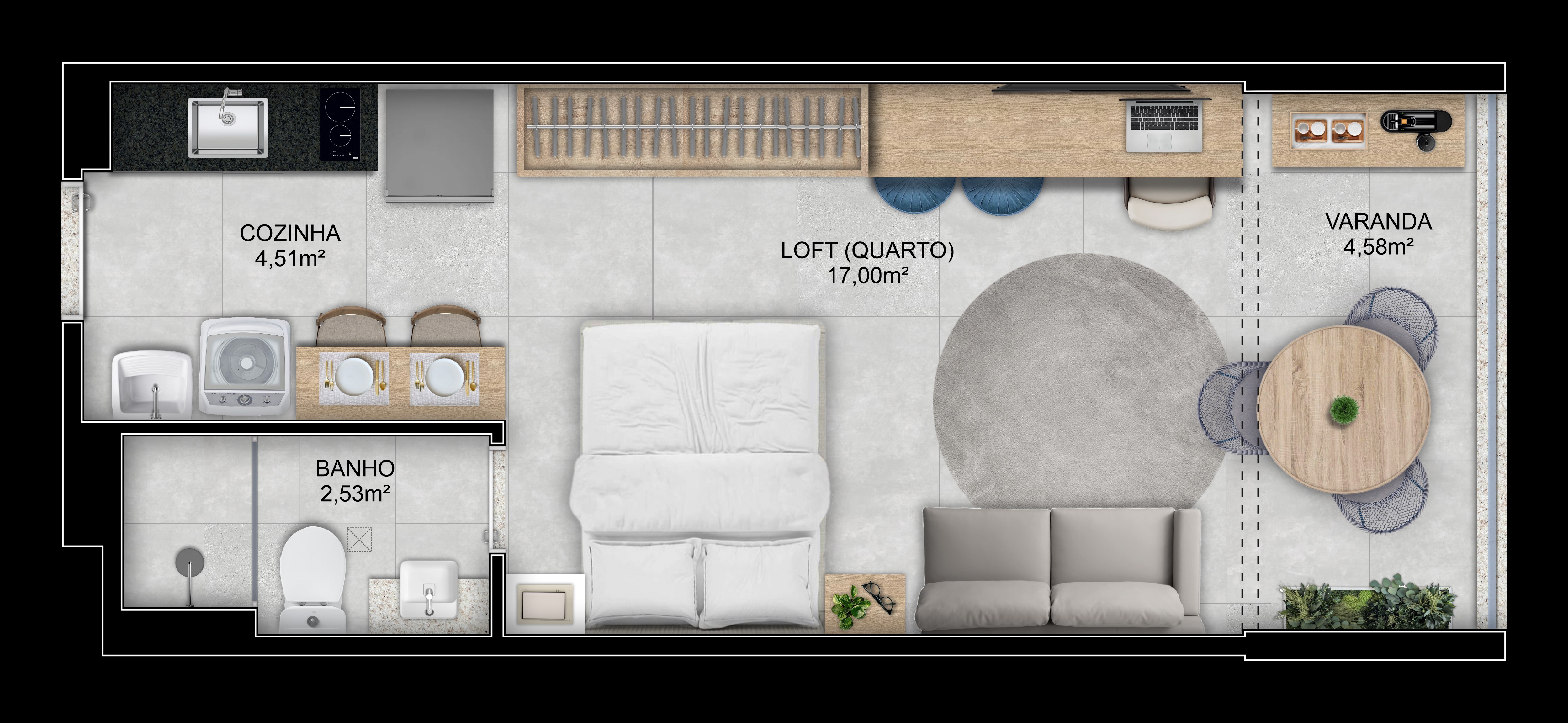 Imagem Apartamento com 1 Quarto à Venda, 32 m² em Praia da Costa - Vila Velha