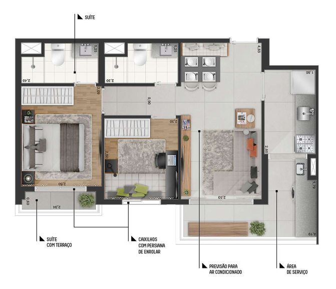 Imagem Apartamento com 2 Quartos à Venda, 52 m² em Moema - São Paulo