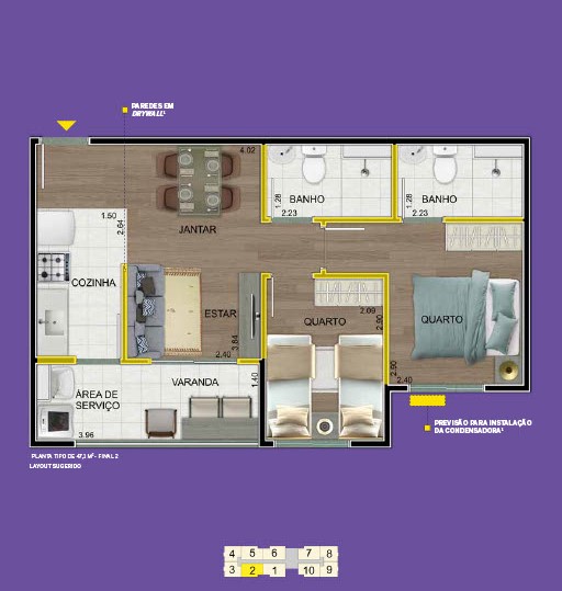 Imagem Apartamento com 2 Quartos à Venda, 47 m² em Penha de França - São Paulo