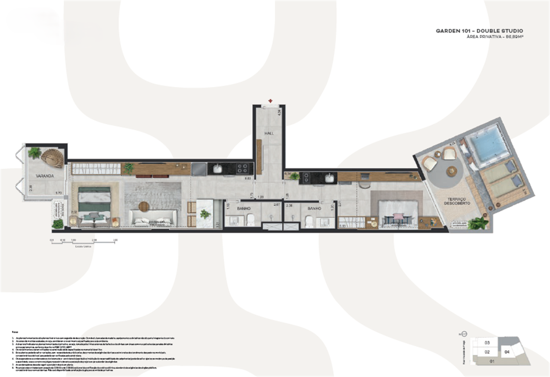 Foto do imóvel: Studio com 1 Quarto à Venda, 68 m² em Ipanema - Rio de Janeiro