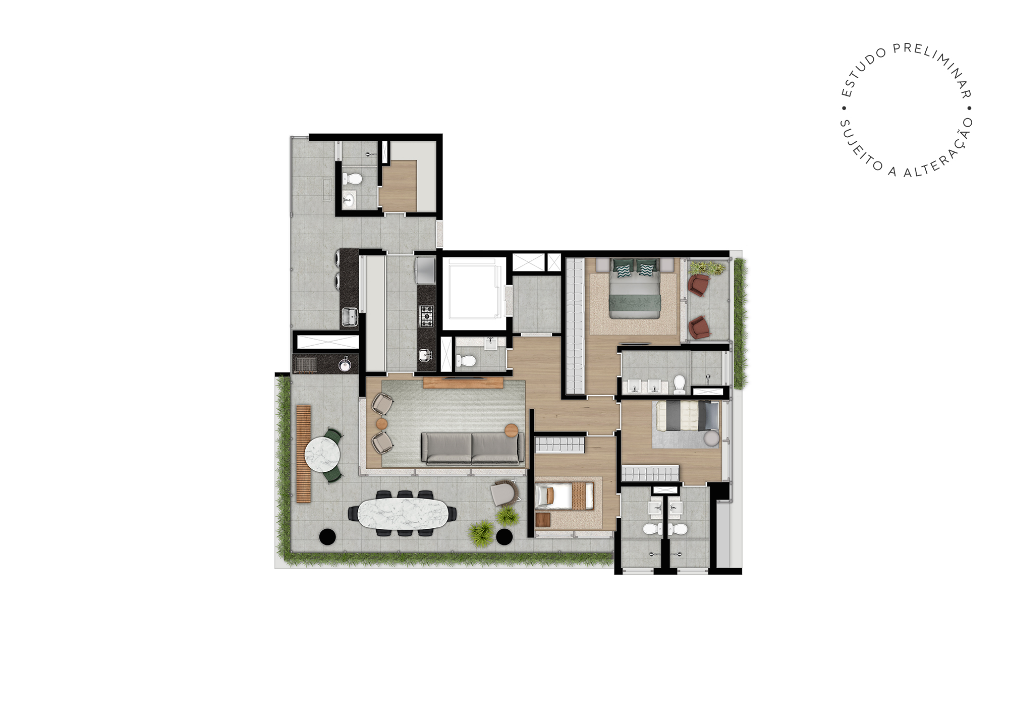 Imagem Apartamento com 3 Quartos à Venda, 137 m²em Indianópolis - São Paulo