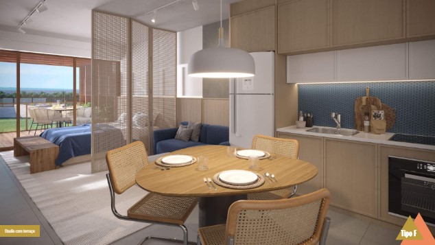 Imagem Apartamento com 1 Quarto à Venda, 32 m² em Pina - Recife