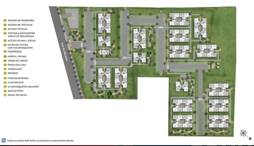 Foto do imóvel: Apartamento com 2 Quartos à Venda, 40 m² em Malícia (Abrantes) - Camaçari