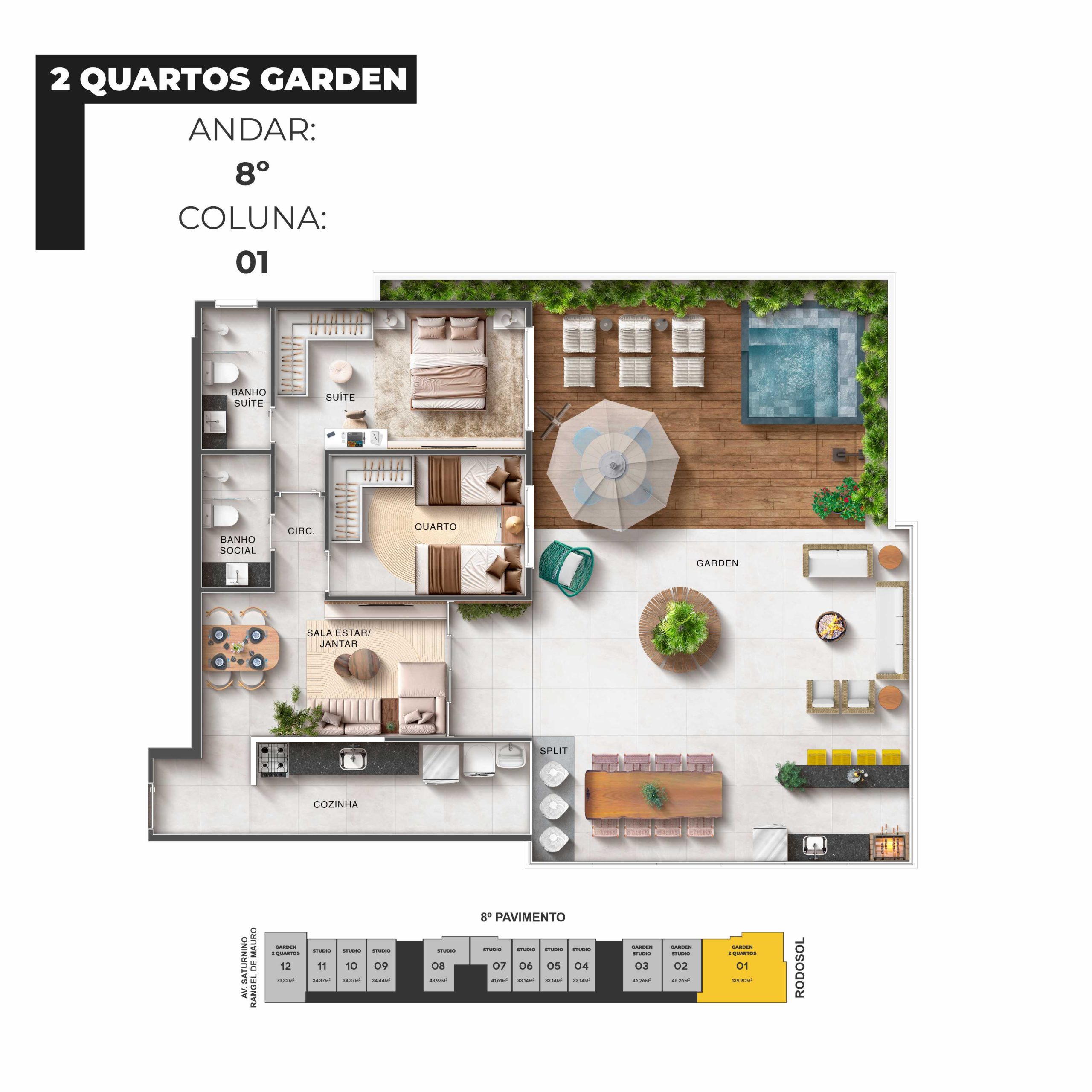 Imagem Apartamento com 2 Quartos à Venda, 59 m² em Praia de Itaparica - Vila Velha