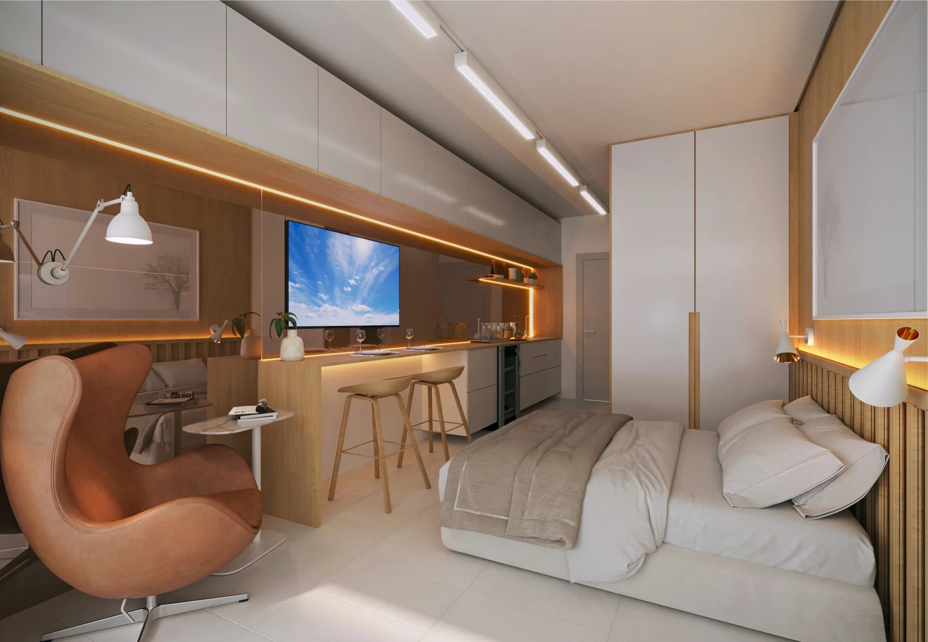 Imagem Flat com 1 Quarto à Venda, 33 m² em Tamandaré - Tamandaré