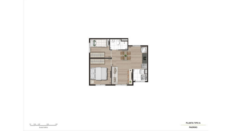 Imagem Apartamento com 2 Quartos à Venda, 35 m²em Vila Nina - São Paulo