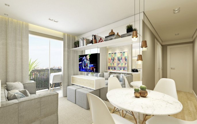 Imagem Apartamento com 2 Quartos à Venda, 43 m² em Jardim Santa Rosa - Taboão da Serra
