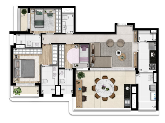 Imagem Apartamento com 3 Quartos à Venda, 156 metros em Perdizes - São Paulo