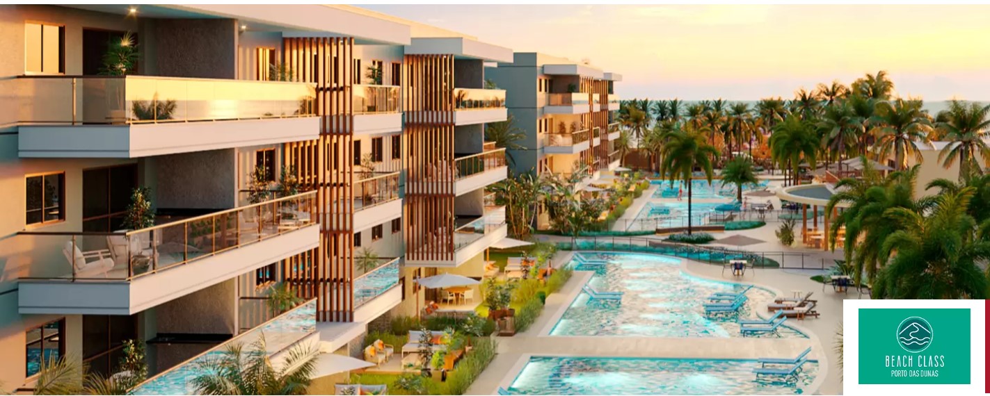 Apartamento com 1 Quarto à Venda, 29 m² em Porto das Dunas - Aquiraz