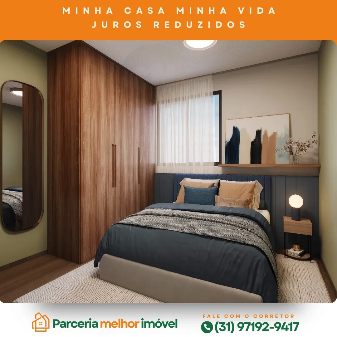 Imagem Apartamento com 2 Quartos à Venda, 46 m² em Brasiléia - Betim