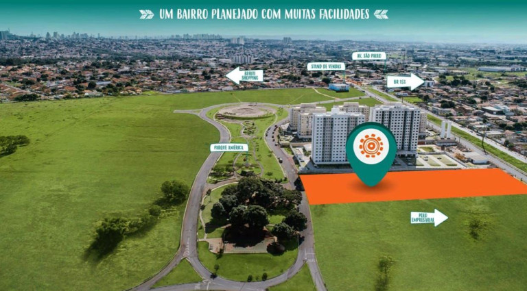 Imagem Apartamento com 2 Quartos à Venda, 52 m² em Parque Santa Cecília - Aparecida de Goiânia