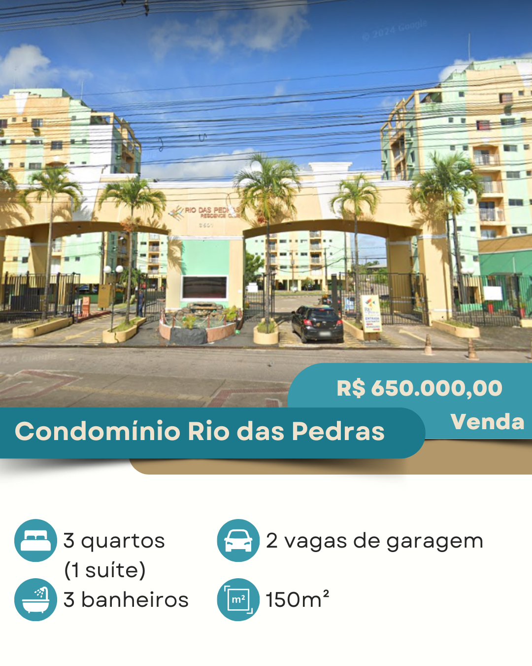 Apartamento com 3 Quartos à Venda, 150 m²em Mangueirão - Belém