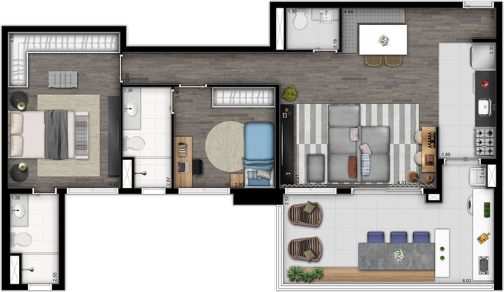 Imagem Apartamento com 3 Quartos à Venda, 89 m² em Tatuapé - São Paulo