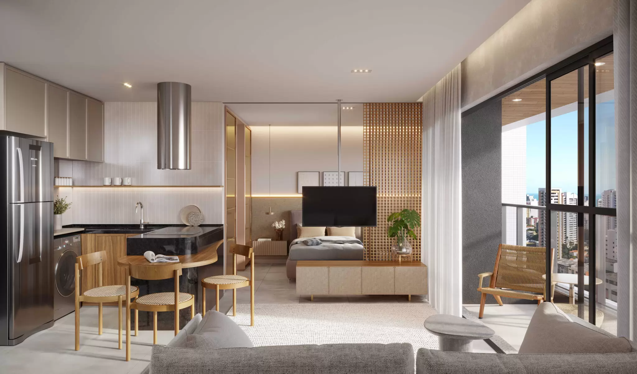 Imagem Apartamento com 1 Quarto à Venda, 42 m² em Aldeota - Fortaleza