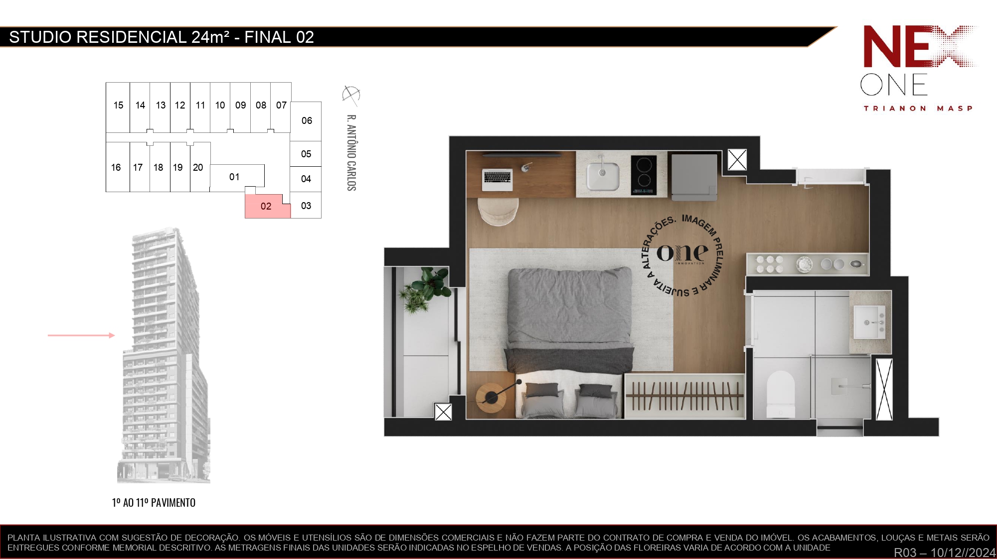 Imagem Apartamento com 1 Quarto à Venda, 31 m²em Consolação - São Paulo