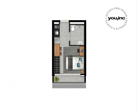 Imagem Apartamento com 1 Quarto à Venda, 36 m² em Consolação - São Paulo