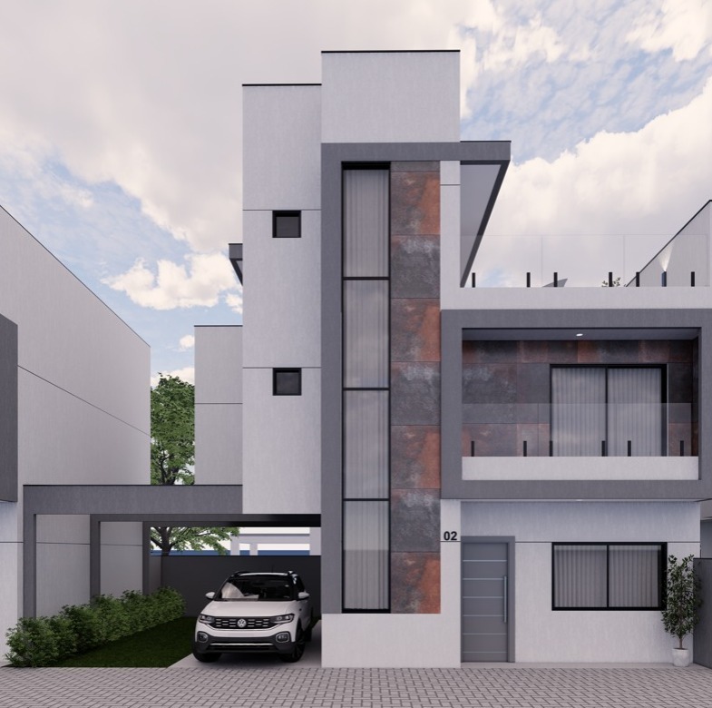 Foto do imóvel: Sobrado com 3 Quartos à Venda, 129 m² em Capão Raso - Curitiba