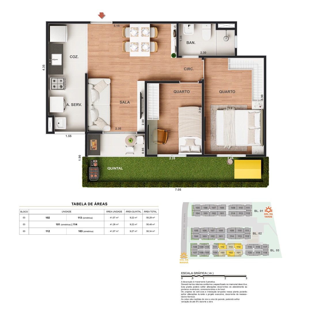 Imagem Apartamento com 2 Quartos à Venda, 44 m² em Freguesia (Jacarepaguá) - Rio de Janeiro