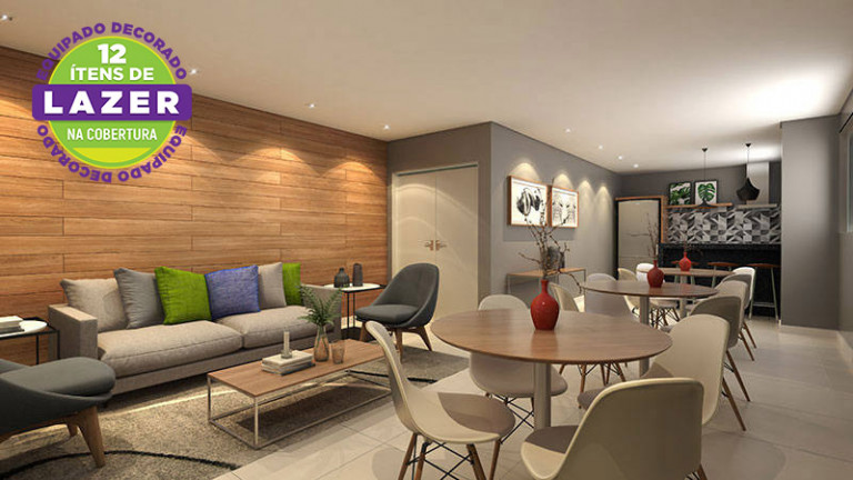 Imagem Apartamento com 2 Quartos à Venda, 39 m² em Vila Palmares - Santo André