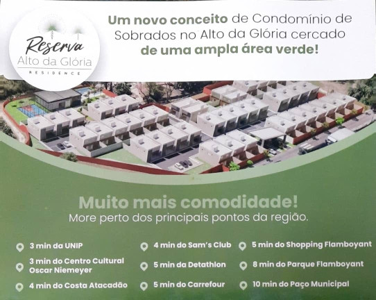 Imagem Sobrado com 3 Quartos à Venda, 146 m² em Alto da Glória - Goiânia
