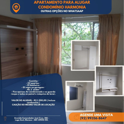 Imagem Apartamento com 2 Quartos para Alugar, 42 m² em Colônia Terra Nova - Manaus