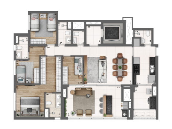Imagem Apartamento com 4 Quartos à Venda, 140 m² em Perdizes - São Paulo
