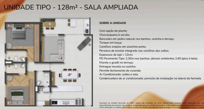 Imagem Apartamento com 3 Quartos à Venda, 128 m² em Centro - Atibaia