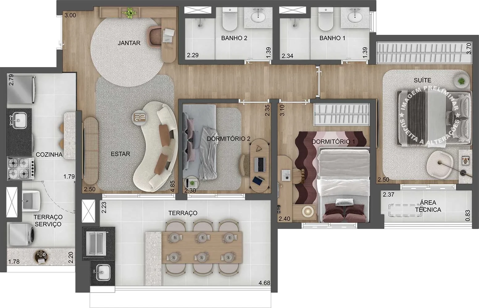 Imagem Apartamento com 2 Quartos à Venda, 63 m² em Mooca - São Paulo