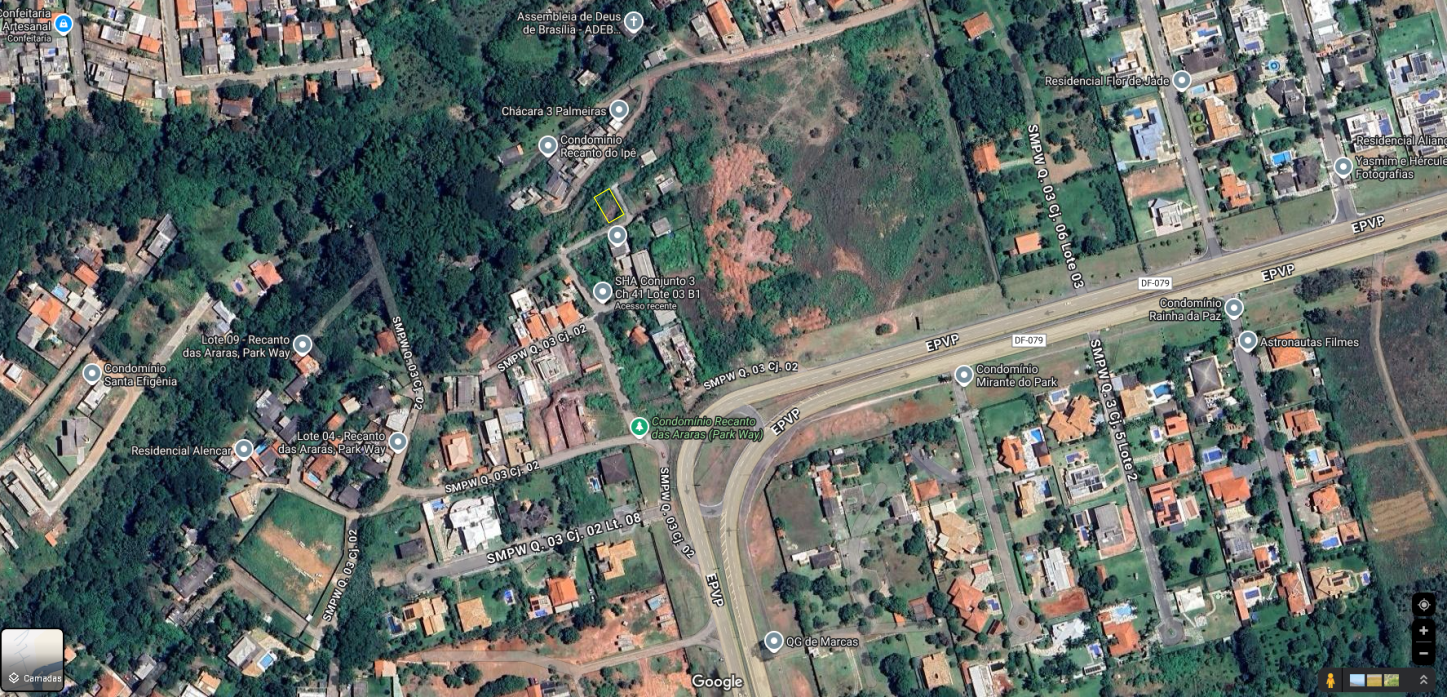Terreno à Venda, 500 m²em Setor Habitacional Arniqueira (Águas Claras) - Brasília