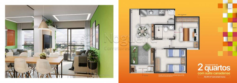 Apartamento com 2 Quartos à Venda, 42 m² em Capibaribe - São Lourenço da Mata