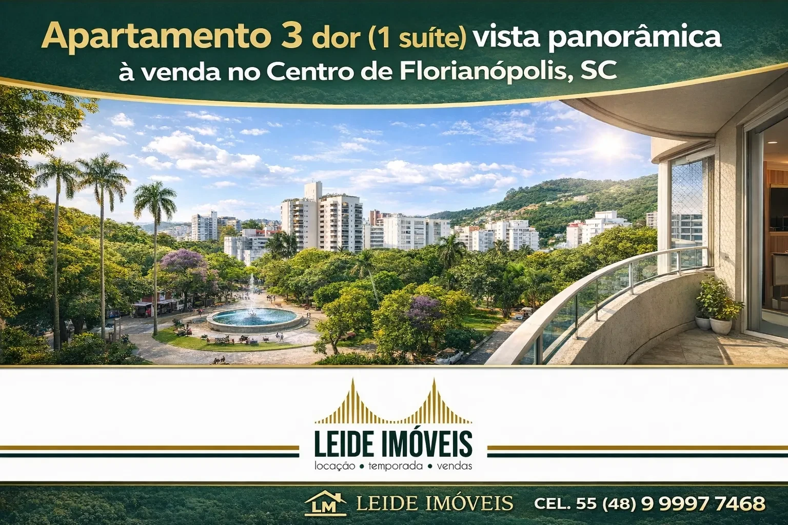 Imagem Apartamento com 3 Quartos à Venda, 94 m² em Centro - Florianópolis
