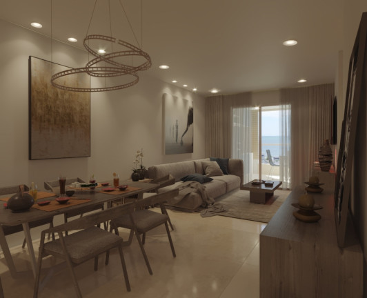 Imagem Apartamento com 2 Quartos à Venda, 81 m² em Ocian - Praia Grande