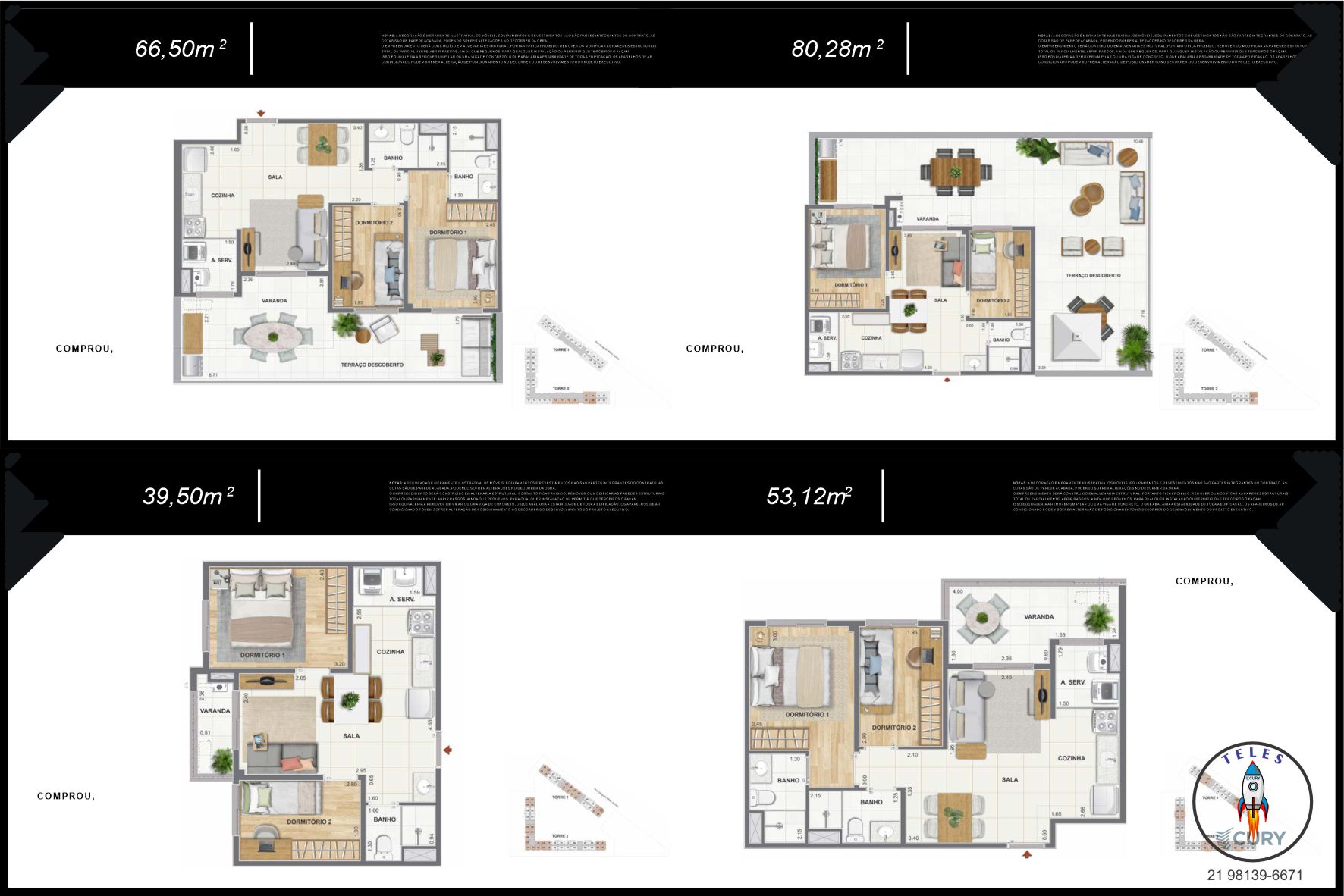 Foto do imóvel: Edifício Residencial com 2 Quartos à Venda, 53 m²em Santo Cristo - Rio de Janeiro