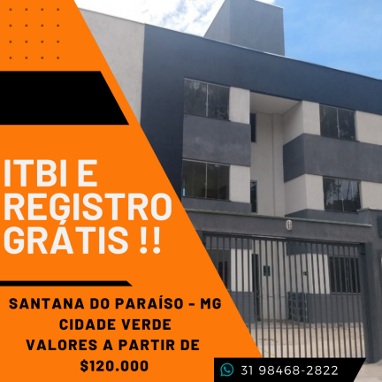 Imagem Apartamento com 2 Quartos à Venda, 55 m² em Cidade Verde - Santana Do Paraíso