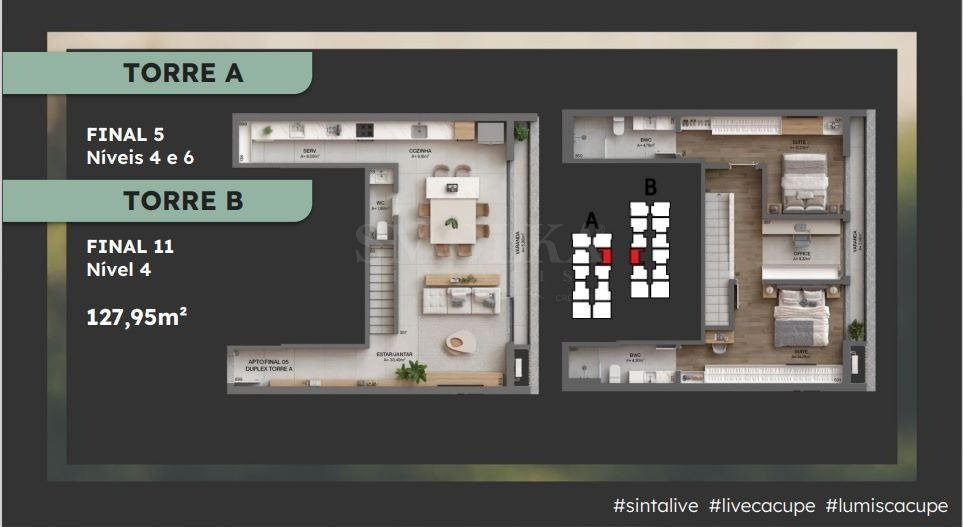 Imagem Apartamento com 2 Quartos à Venda, 77 m²em Cacupé - Florianópolis