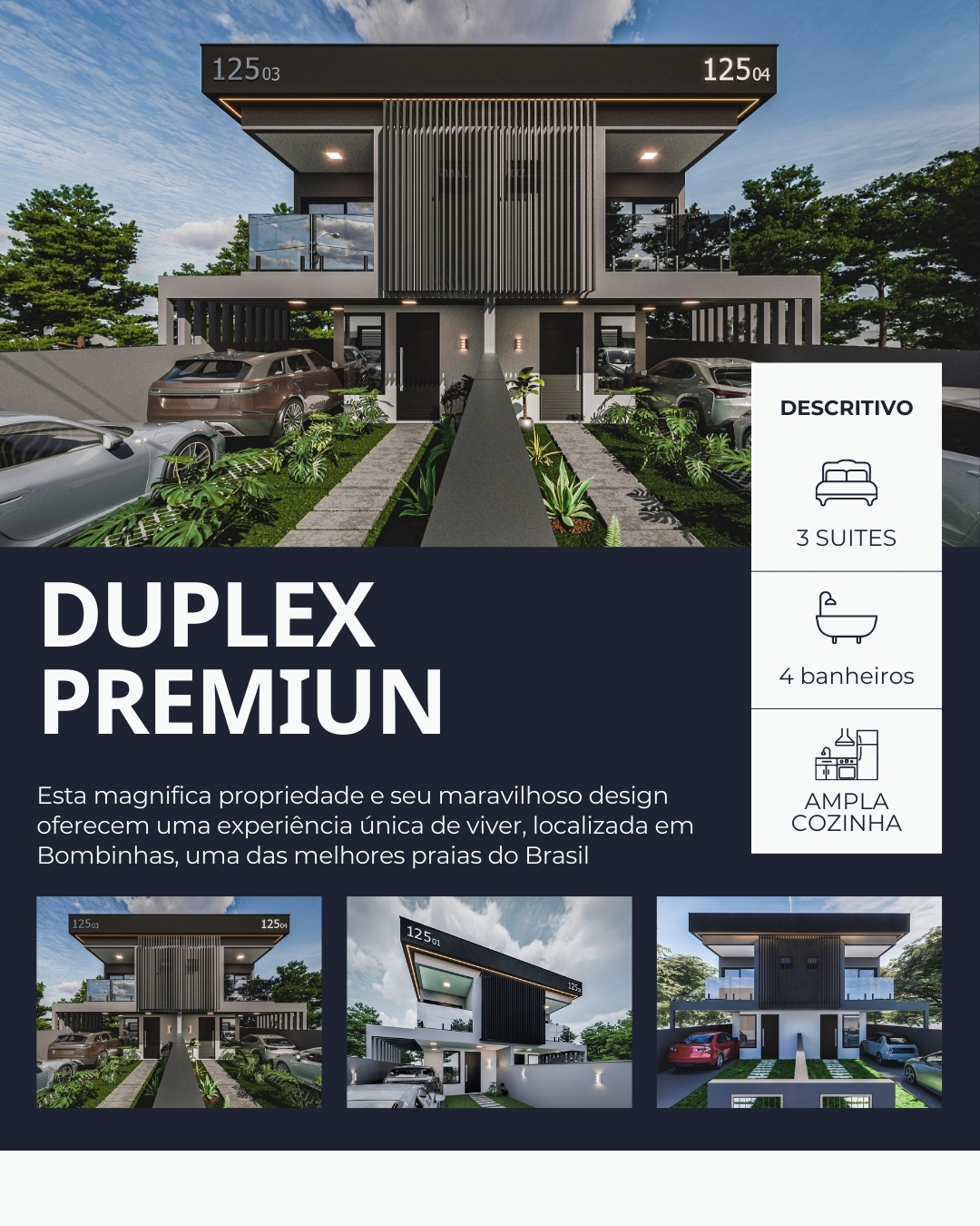 Imagem Sobrado com 3 Quartos à Venda, 118 m² em Bombinhas - Bombinhas